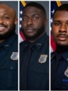 Policajci (slijeva nadesno): Demetrius Haley, Desmond Mills, Jr., Emmitt Martin III, Justin Smith i Tadarrius Bean.