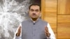 This grab from video released by Adani Enterprises Ltd. on Feb.2, 2023 shows Indian billionaire Gautam Adani addressing investors from an unknown location. 