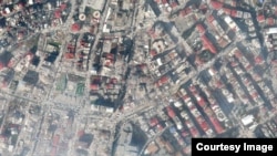 A satellite images of Kahramanmaras, Turkey, taken April 4, 2021, (left) and Feb 7, 2023, (right).&nbsp; Use the slider to see the city before and after the deadly Feb. 5 earthquake. (Planet Labs PBC)