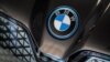 FILE - A BMW car logo is displayed during a media tour at the plant of German automaker BMW in San Luis Potosi, Mexico, Feb. 3, 2023.