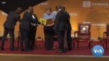 🇩🇪🇨🇮Allemangne jamana ka chancelière kɔrɔ Angela Merkel ye Félix Houphouët-Boigny Unesco ka laadalata jonjon sɔrɔ