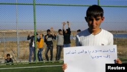 Li kampeke Nizib ya Dîlokê koçberê Sûrî Mistefa Helebî: ''Ez Sûrî me û dixwazim vegerim Sûrîyê'' 