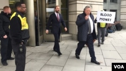 Rick Gates, a former associate of President Donald Trump's 2016 election campaign leaves a U.S. Federal Court House after pleading guilty to lying and conspiracy charges filed against him by Special Counsel Robert Mueller, Feb. 23, 2018. (Photo: M. Farivar)