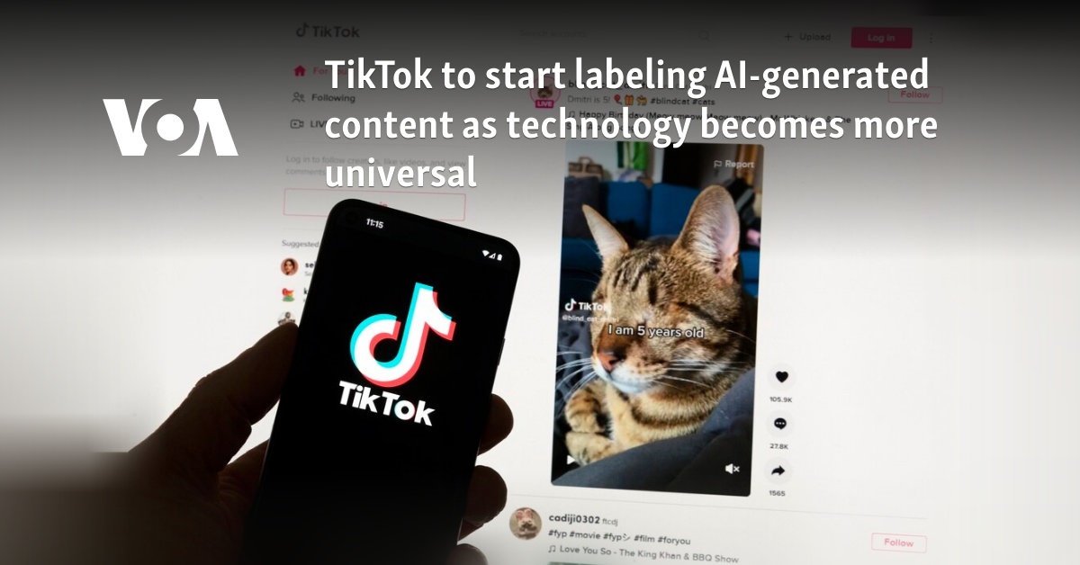 As Technology becomes more integrated, TikTok begins categorizing AI-generated content