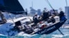 LawConnect competes at the start of the Sydney-to-Hobart yacht race in Sydney Harbor, Dec. 26, 2024.