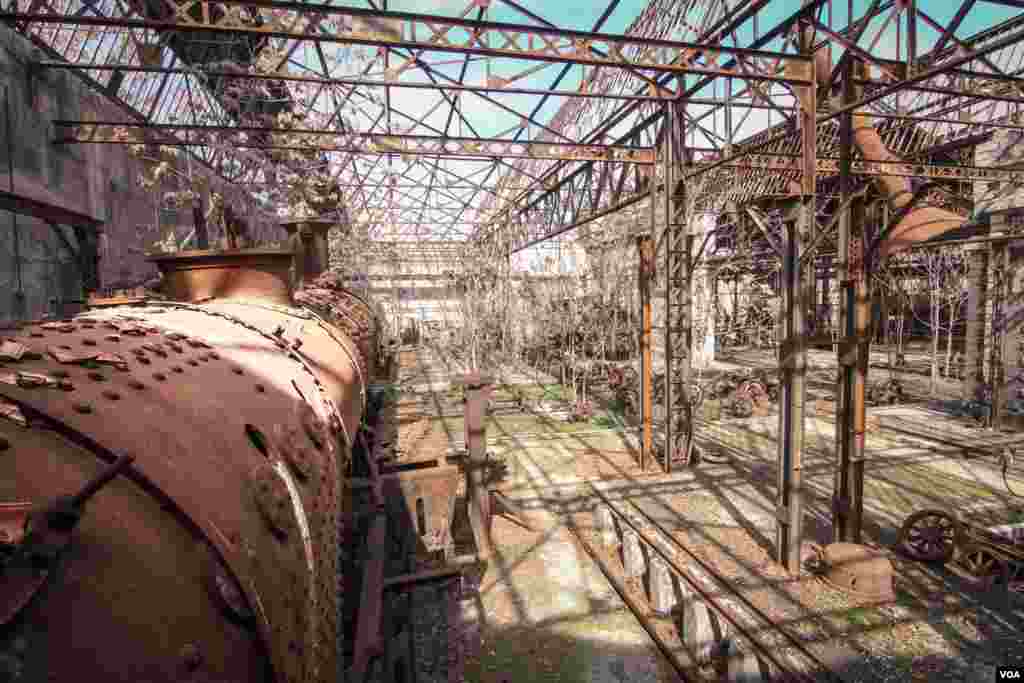 Rayak train station, in Lebanon's Bekaa region, was built in 1891 and played a major role in developing the area. (Photo - J. Owens/VOA)