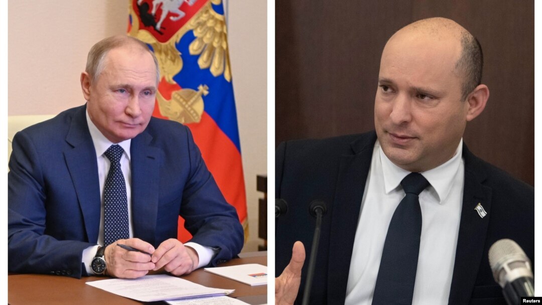 Ruski predsednik Putin i premijer Izraela Naftali Benet sastali su se u Moskvi, 6-og marta 2022. (Foto: Reuters)