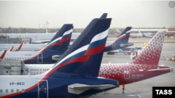 Самолеты в аэропорту Шереметьево