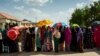 FILE - Women queue to vote for Somaliland's elections at a polling station in Gabiley on May 31, 2021.