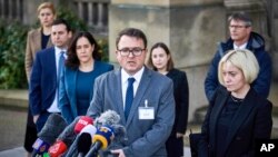 Nûnerê Ukraynayê Anton Korynevych li dadgeha bilind ya Neteweyên Yekbûyî 7 Adar,2020