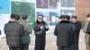 북한 김정은 국무위원장이 서해위성발사장을 현지지도했다며 조선중앙통신이 11일 보도한 장면.