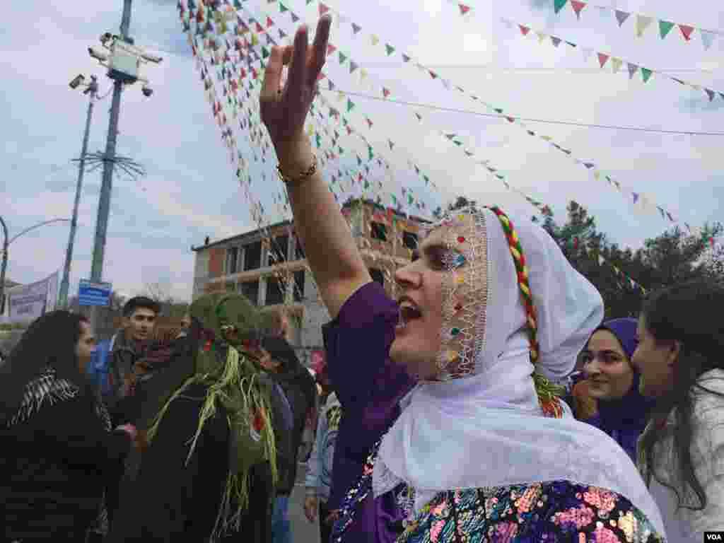 International Women&#39;s Day celebrations in Diyarbakir, Turkey.