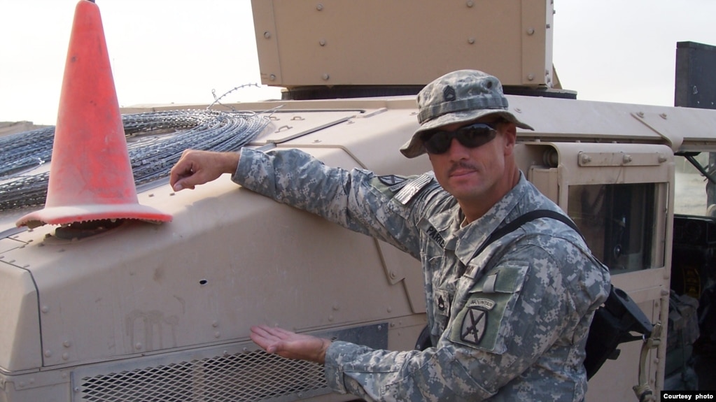 Matthew Parker is seen during his military service in Iraq in 2006. (Courtesy - Matthew Parker)