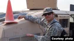资料照片：美国军人马修·帕克在伊拉克（2006年）