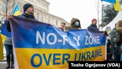 Затворете го небото над Украина - протест на украинските граѓани во Скопје