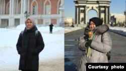Mahasiswi Indonesia di Moskow, Rusia, Rima Desi Milenia (kiri) dan Nabila Agia (kanan) (dok: Rima Desi Milenia/Nabila Agia)