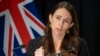 New Zealand Prime Minister Jacinda Ardern gestures during the post-Cabinet press conference in Wellington, New Zealand, Monday, March 7, 2022. (Mark Mitchell/Pool Photo via AP)