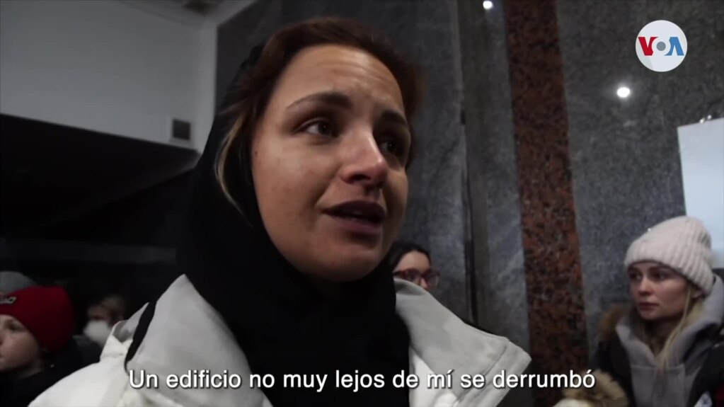 Desplazada ucraniana: "todos los días te sientas a pensar cuando será tu último segundo"
