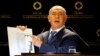 Netanyahu Shows Off Trump's Map of Israel with Golan Heights