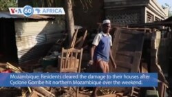 VOA60 Africa - Mozambique: Cyclone Gombe kills at least 12 people