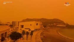 Սահարա անապատի տաք օդի զանգվածը փոշով է ծածկել Իսպանիայի մեծ հատվածը՝ գունավորելով երկինքը: