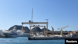 Superyacht "Amore Vero", said to be owned by Rosneft boss, is seen at La Ciotat Port near Marseille city, France, March 22, 2022.