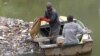 Un barrage bloqué par les déchets en RDC
