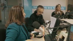 ستدیوی مرکزی رادیو آشنا صدای امریکا در شهر واشنگتن دی سی