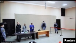 Luật sư bào chữa cho ông Alexei Navalny tại tòa hôm 22/3/2022.