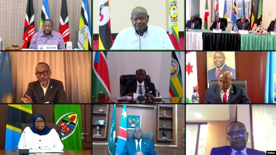Abakuru b'ibihugu vya EAC mu nama yemereye RDC kwinjira muri uyo muryango 