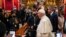 Pope Francis arrives at the St. Paul's Basilica in Rabat, Malta, April 3, 2022. 