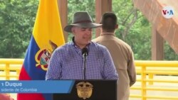 Presidente de Colombia, Iván Duque habla con su homólogo ucraniano