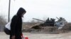 Tanket ruse në rrethinat e qytetit Mariupol, Ukrainë, 20 mars 2022