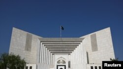 2022年4月4日，位於伊斯蘭堡的巴基斯坦最高法院。（路透社）