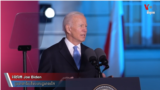 Biden Says Russia's Vladimir Putin “Cannot Remain in Power” speech