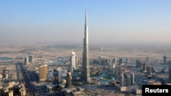 FILE - A view of Burj Dubai in Dubai, United Arab Emirates, Dec. 21, 2009.