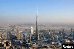 FILE - A view of Burj Dubai in Dubai, United Arab Emirates, Dec. 21, 2009.