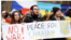 Прага, демонстрация в поддержку Украины