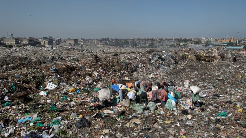 Au Kenya, des déchets en plastique pour faire des briques