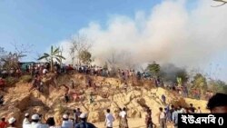 কক্সবাজারের উখিয়া রোহিঙ্গা ক্যাম্পে আবার আগুন/ইউএনবি