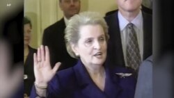 Ameriken Sonje Madeleine Albright, Premye Sekretè d'Eta Fanm Etazini