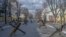Anti-tank obstacles are seen in a street of Odesa, Ukraine, March 13, 2022.