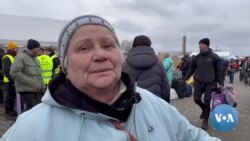 Ukrainian Grandmother Longs to Return After Her House Was Bombed