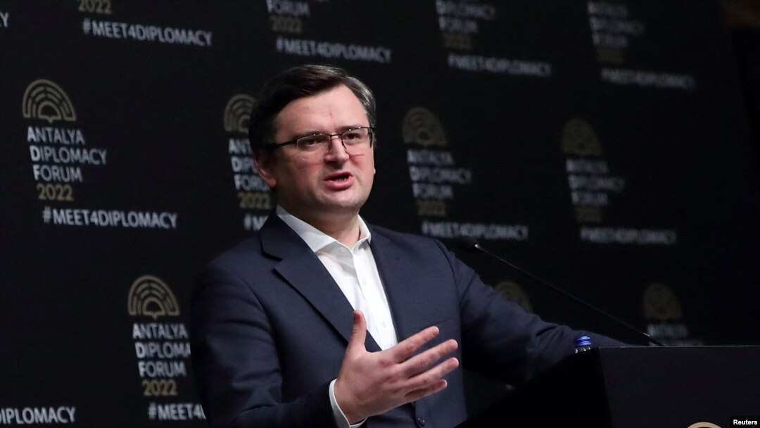 Ukrajinski ministar inostranih poslova Dmitro Kuleba na forumu u Antaliji, 10. mart 2022.