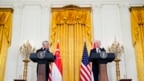 Tổng thống Joe Biden phát biểu bên cạnh Thủ tướng Singapore Lý Hiển Long tại Tòa Bạch Ốc ngày 29/3/2022.