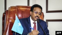Rais wa Somalia Mohamed Abdullahi Mohamed, maarufu kama Farmajo.
PICHA: AFP