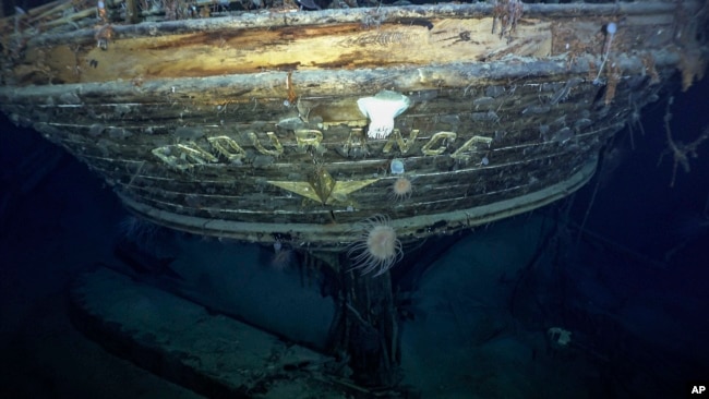 Scientists say they have found the sunken wreck of polar explorer Ernest Shackleton’s ship Endurance, more than a century after it was lost to the Antarctic ice.