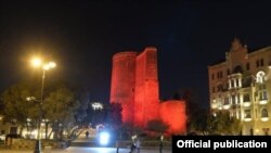 Maiden Tower will be illuminated red on World TB Day