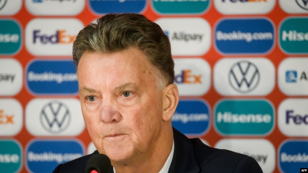 Huấn luyện viên đội tuyển Hà Lan Louis van Gaal.