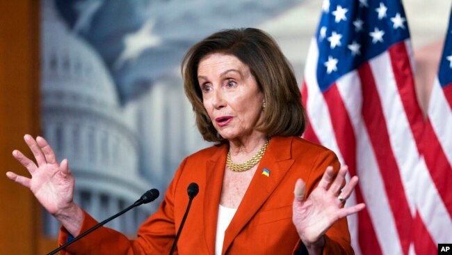 Chủ tịch Hạ viện Hoa Kỳ Nancy Pelosi.